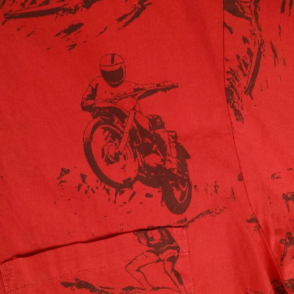 Iron And Resin Freedom Riders Mens 2XL Button Down Short Sleeve Shirt Motorbike - Picture 7 of 10